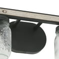 thumbnail image 6 of LNC 2-Light Farmhouse Bathroon Vanity Light with Mason Jar Shade,Black&Wood Finish, 6 of 8