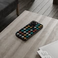 thumbnail image 2 of DistinctInk Hybrid (Acrylic / TPU) Clear Slim Fit Case for Apple iPhone 13 Pro (6.1" Screen) - "Vibrant Alternating Christian Crosses Pattern", 2 of 8