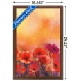 thumbnail image 3 of Red Poppy Flowers Wall Poster, 14.725" x 22.375" Framed, 3 of 6