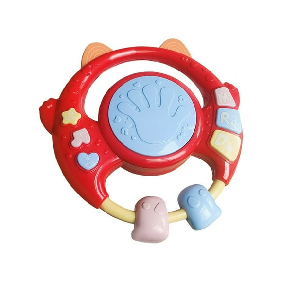 AMERTEER Toys Baby Toys Toys Baby Toys Steering Wheel Car Seat Toys With Light And Music Educational Toys Toys For Boys Girls