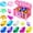 28pcs, variant on 28 Pcs Diving Gem Pool Toys Set with Treasure Pirate Box Swimming Gem Pirate Diving Toys Underwater Toy for Pool Use Treasures Sets