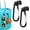 2Pack Black, variant on Key Holder for Beach bag, Accessories for Beach bag , Insert Charm Carabiner Keychain for Beach Bag