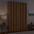 thumbnail image 3 of Eclipse Dutchess 100% Blackout Lined Curtains, Solid Grommet (1 panel), 63" long x 50" wide, Flaxen, 3 of 10
