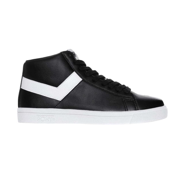 Tenis Pony Top Star Soot Hi Unisex Retro Clasicos NY negro 25 Pony TOP STAR