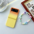 thumbnail image 2 of Allytech Case for Samsung Galaxy Z Flip 4 (5G) 2022, Luxury Gradient Color Hard Shockproof Protective Folding Slim Cover for Samsung Z Flip4 2022, Orange + Yellow, 2 of 5