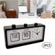 thumbnail image 1 of 2x Reloj Multifunción Manual con Tapa, Reloj con Calendario, Reloj Electrónico, Reloj de Noche, Reloj de para Escritorio, Dormitorio, Cabecera, S Soledad Reloj digital, 1 of 10