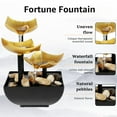 thumbnail image 4 of Water Fountain,Tabletop Fountain with Light and Pebble Meditation,Small Waterfall Fountain USB Powered Sound Relaxation Fountain Ornament for Table Office Home, 4 of 8