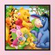 thumbnail image 2 of Cuadros Decorativos Bordado completo Oso de dibujos animados 3 hilos 11CT Tela impresa Kit de punto de cruz Decoración JShteea Nuevos Originales, 2 of 8