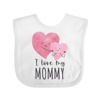 Inktastic I Love My Mommy Boys or Girls Baby Bib