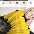 thumbnail image 3 of Chilfamy Sunflower Throw Blanket for Couch Sofa Bed Office Travel Camping School Flannel Long-Lasting All Seasons Gifts, 3 Sizes Available 60x80in, 3 of 6