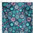 thumbnail image 3 of Soimoi Lightweight Velvet Fabric - Blue - Mandala Print, Unstitched Material - 58" Wide, Perfect Fabric For Upholstery, Fashion And Craft Projects, 1 Yard, 3 of 6
