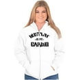 thumbnail image 3 of Hustlin' My Cardio Funny Fitness Zip Up Hoodie Men's Women's Brisco Brands S, 3 of 5