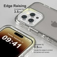 thumbnail image 5 of Heavy Duty Shockproof Protection Phone Cases, Anti-Drop, Triple Layer Transparent Protective Cover Compatible with iPhone 14, Crystal Gray, 5 of 8