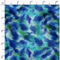 thumbnail image 2 of Soimoi Pure Silk Blue Fabric By the Yard - 42 Inch Wide - Texture Elegance Fabric - Nature-Inspired and Whimsical Patterns for Apparel and Home Decor Printed Fabric, 2 of 6