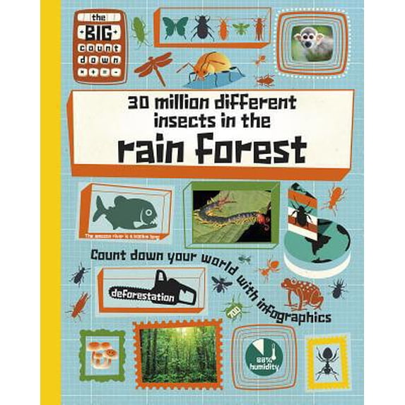 Pre-Owned 30 Million Different Insects in the Rainforest (Hardcover) 1410968766 9781410968760