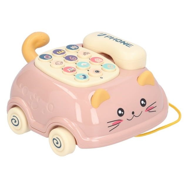 Teléfono De Charla, Seguro Para Cultivar Las Habilidades Lingüísticas De Los Niños, Juguete Telefónico De Apariencia Encantadora, Práctico Para Niños Tempranos