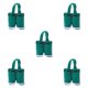 thumbnail image 2 of Bearachild Bolsa de dulces portátil Calcetín vacío Santa Pantalones Cesta Manija Navidad Año Nuevo Regalo Festival Cumpleaños Boda Verde S Type2 NO2 Bearachild  CBP183229, 2 of 4