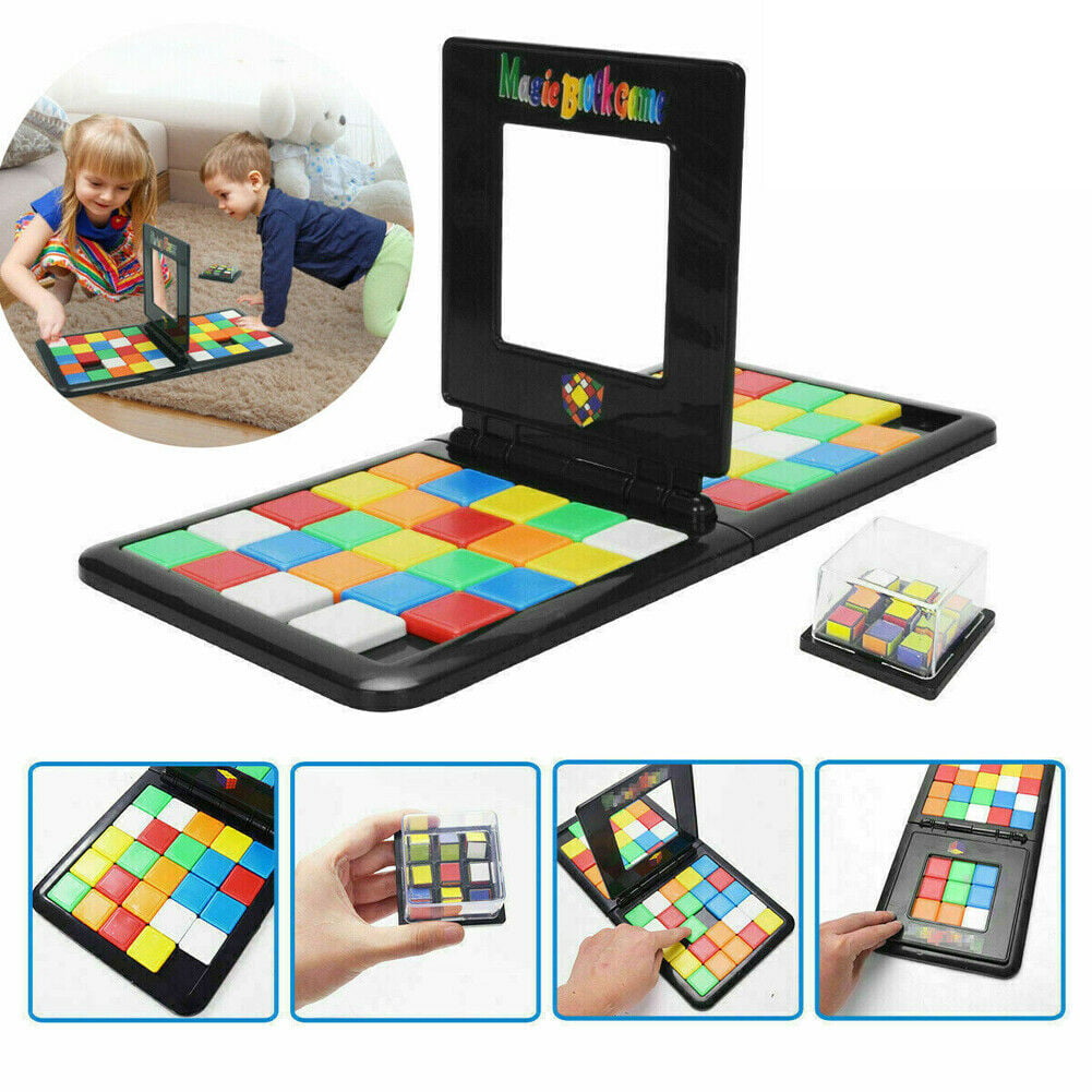 Kids & Adults Family Party FunBoard Game Rubiks Race PartyUK Magic Block Game