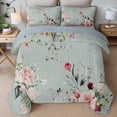 thumbnail image 3 of Davulos Queen Quilt Bedding Set 3-Piece Bedspread Coverlet for Women Adult Reversible Floral Summer Quilt Sets, 3 of 8