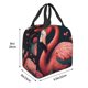 thumbnail image 3 of Disketp Colorful Floral Flamingo for Insulated Lunch Bag for Women and Men, Perfect for Work, Hiking, Picnic, 3 of 8