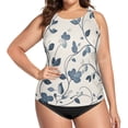 thumbnail image 4 of Women's Swimming Vest Women's Tankini Tops Swimming Vest for Women Soft and Smooth Suitable for Summer Beach Swimming Pool Parties XXL Cool Cartoon Flowers, 4 of 7