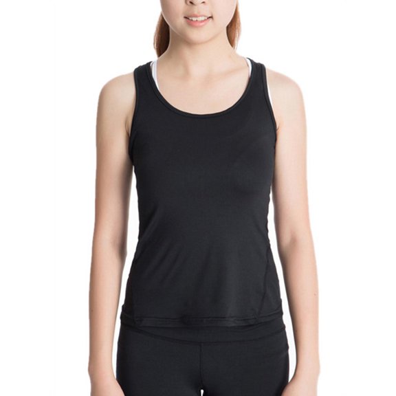 Big Clearance, Women's Sports Compression Quick Dry Vest Tank, Solid Color Tight Slim Fitness Workout Gym Yoga Workout Cycling Running Tank Top