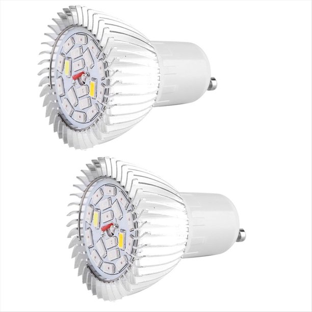 2 Luces LED de Espectro Completo para Crecimiento de Plantas, 85-265 V, para Invernadero de Jardín Interior Hidropónico, 28 W