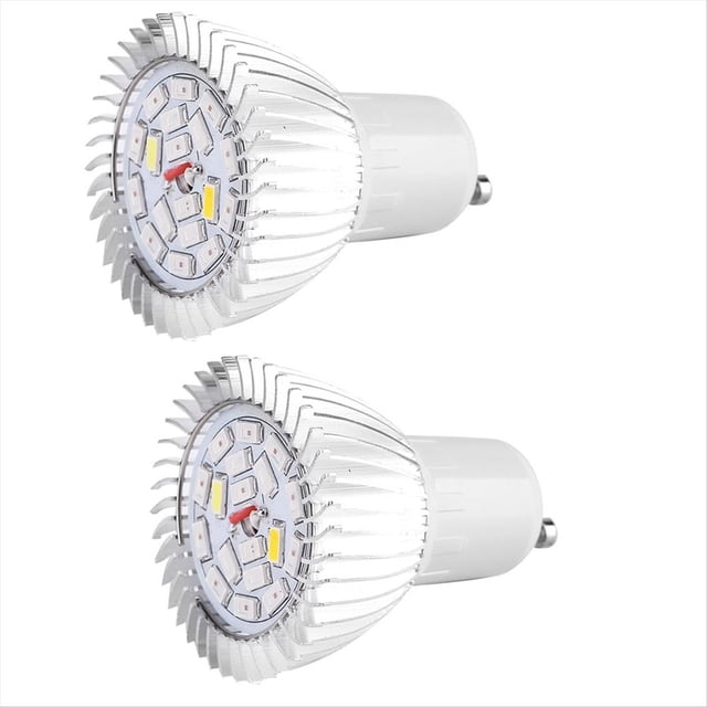 2 Luces LED de Espectro Completo para Crecimiento de Plantas, 85-265 V, para Invernadero de Jardín Interior Hidropónico, 28 W