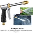 thumbnail image 4 of Pistola de riego de metal con mango largo, pistola de riego para jardín, para lavado de autos, riego de plantas, ducha para mascotas, 4 of 4