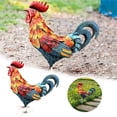 thumbnail image 3 of Metal Rooster Decoration Decorations Garden Decoration Decorations Courtyard Decorations No Diving Pool Sign with Stake Solar Ground Lights 1 Graduation Signs 2022 Book Banners for Room Rabbit Cards, 3 of 3