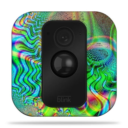 

Skin Decal Wrap Compatible With Blink XT2 Indoor/Outdoor Camera (2019) Sticker Design Psychedelic