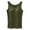 Army Green, variant on Krdevn Women's Built-In Bra Tank Top Plus Size Padded Cami Sleeveless Workout Top Summer Casual Comfort Wear,Color: Army Green Size: S