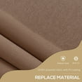 thumbnail image 6 of SSLZ 10' x 4' Manual Retractable Awning, Non-Screw Patio Awning, UV Resistant, for Window or Door, Coffee, 6 of 7