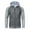Light Grey Contrast Dark Grey, variant on Men's Color Block Pullover Fleece Hoodie Casual Hooded Sweatshirts Tops Full Zip Jacket with Pocket Athletic Hoodies For Men Dark Grey Contrast Black L