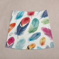 thumbnail image 5 of Floral Abstract Art Print Women's High Waist Skirt Stretchy Casual Mini Skirt, 5 of 8