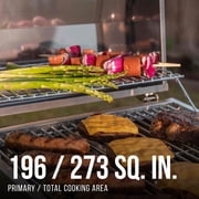 Expert Grill Stainless Steel 2-Burner Tabletop Gas Grill, 13,000 BTUs, 273 Sq. In.