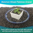 thumbnail image 2 of NOGIS 0.77lb Black Natural Lava Rock for Indoor Outdoor Gas Fire Pits Fireplaces & Barbecue Grills | Volcanic Lava Stones for Decorating Garden Landscaping, Potted Plants, 3mm-6mm, 2 of 6