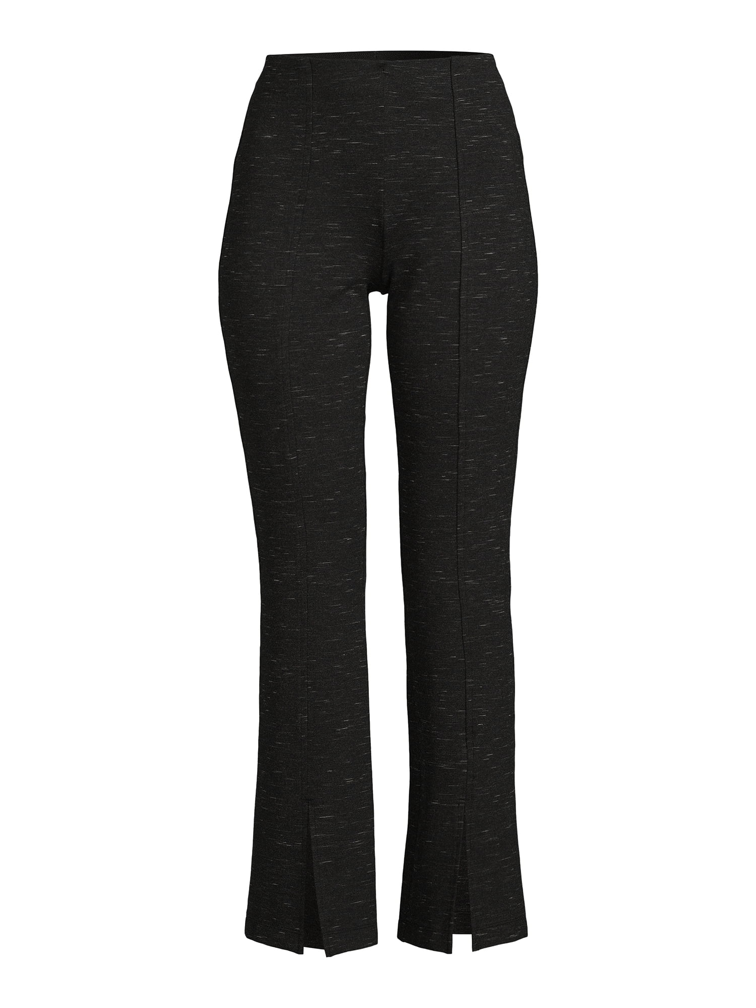 Time And Tru Women's Ponte Bootcut Pants with Front Slit