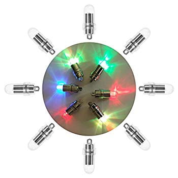 String And Balloon Lanterns 24/50/100 Pack Multicolor LED Waterproof Mini Blinking Lights for Paper Lantern Balloon Floral Wedding Halloween Christmas Party Decoration Centerpieces (24) ()