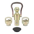 thumbnail image 2 of Gooseneck Ball Hitch Kit, GNXA2062 Easy Use Gooseneck Hitch Ball Body Kit Reliable 4pcs  for Trucks, 2 of 7