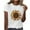 White, variant on Tops For Women Trendy Summer Sexy Womens Tops Trendy Summer 2025Western Graphic Shirts For WomenShort Sleeve Peasant Blouses For Women PolyesterPlain T Shirts For Women
