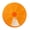 Orange, variant on Rotating Round Daily Pill Organizer with Independent Lids for Travel and Home Medication Storage