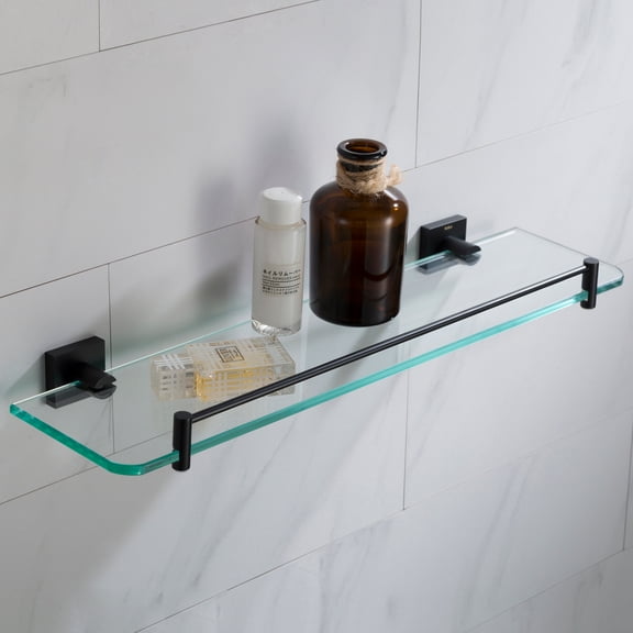 Kraus Bathroom Shelf Shower Organizer, Matte Black