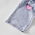 thumbnail image 7 of FEDPOP Girls Wide Leg Baggy Jeans, High Waisted Denim Pants with Pockets, Casual Y2K Loose Trousers for Kids, Blue, 8-14Y, 7 of 7