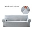 thumbnail image 1 of serony Stretch Sofa Slipcover Elastic Couch Cover Washable Furniture Protector for Kids Pets, Silver Gray, 1 of 9