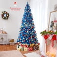 thumbnail image 4 of Costway 8 FT Artificial Christmas Tree, with 420 Warm White LED Lights 8 Lighting Modes, 4 of 10