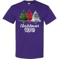 thumbnail image 3 of Inktastic Christmas Squad with Plaid Trees T-Shirt, 3 of 5