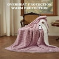 thumbnail image 4 of Heated Throw Blanket - Thick Tufted Electric Blanket Throw with 10 Heating Levels and 10 Time Settings,   Machine Washable Fast Heating Blanket Throw 50"×60", 4 of 5