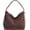【coffee】, variant on Faux Suede Handbag for Women, Soft Leather Hobo Purse with Crossbody Adjustable Strap, Vintage Slouchy Tote Bag for Everyday