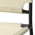 thumbnail image 5 of Jamie Young Co Asher 18" Transitional Leather Dining Chair in White/Black, 5 of 14